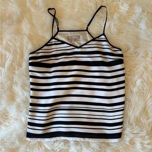 Banana Republic Black & White Striped Top Size Small